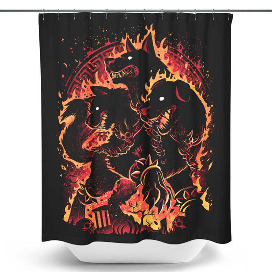 Hellhound Unleashed - Shower Curtain