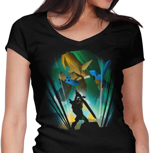 Hero of Time - Women's V-Neck