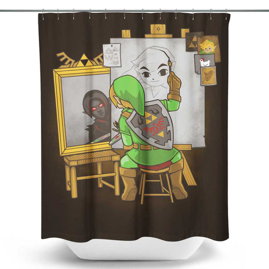 Heroic Self Portrait - Shower Curtain