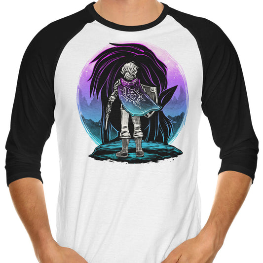 Heroic Sunset - 3/4 Sleeve Raglan T-Shirt