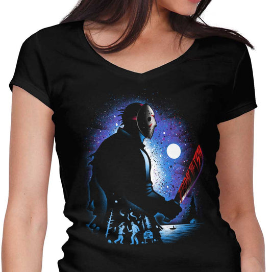 Hockey of Horror - Women's V-Neck