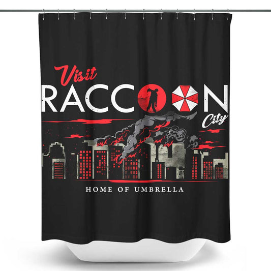 Home of Umbrella - Shower Curtain