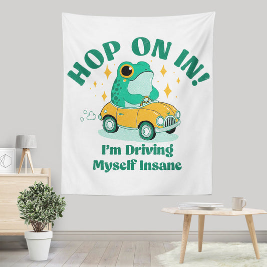 Hop On In - Wall Tapestry
