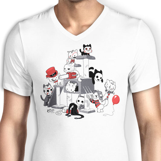 Horror Cats - Men's V-Neck