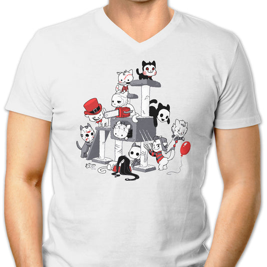 Horror Cats - Men's V-Neck