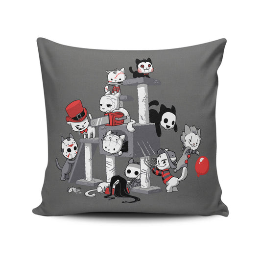 Horror Cats - Throw Pillow