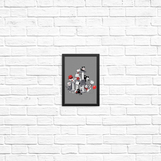 Horror Cats - Posters & Prints