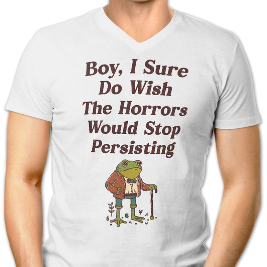 Horrors are Still Persisting - Men's V-Neck