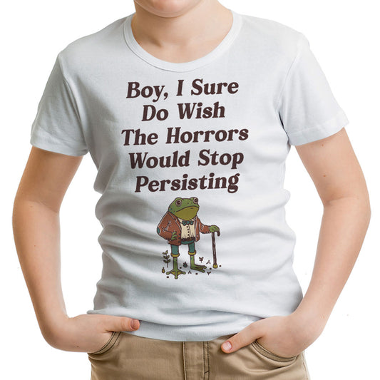 Horrors are Still Persisting - Youth Apparel