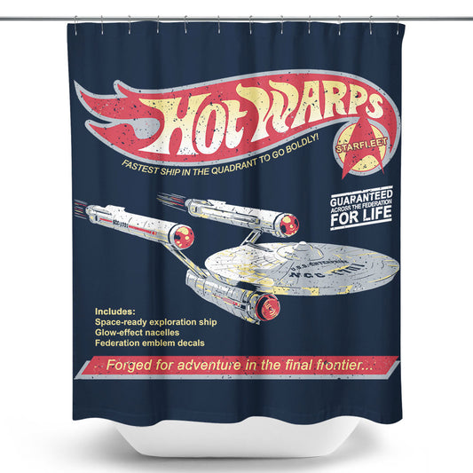 Hot Warps - Shower Curtain