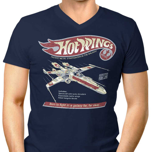 Hot Wings Rebel - Men's V-Neck