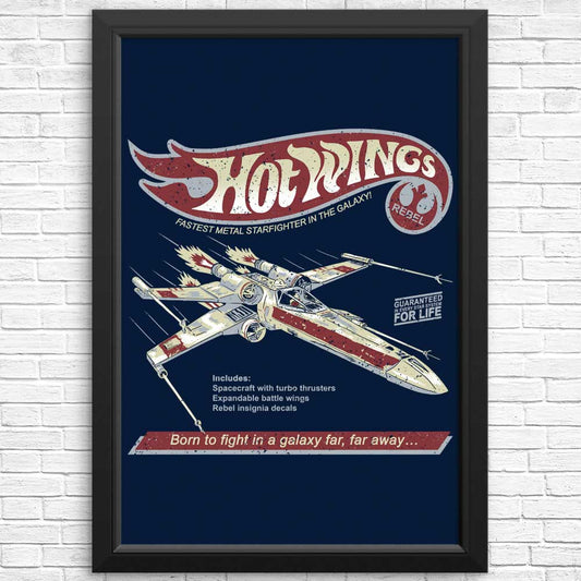 Hot Wings Rebel - Posters & Prints