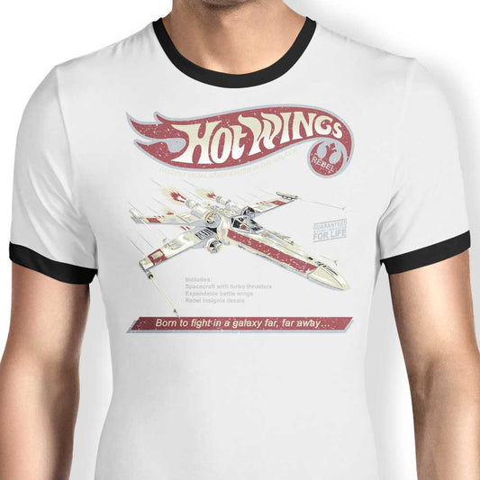 Hot Wings Rebel - Ringer T-Shirt