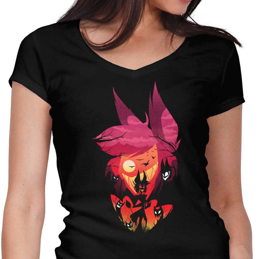 Hotel Radio Demon - Women's V-Neck