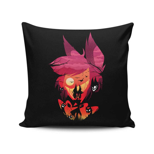 Hotel Radio Demon - Throw Pillow