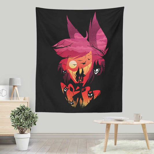 Hotel Radio Demon - Wall Tapestry