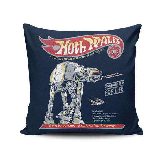 Hoth Walks - Throw Pillow