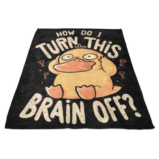 How Do I Turn It Off? - Fleece Blanket