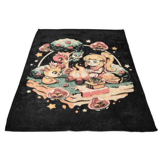 Hunter Camp - Fleece Blanket