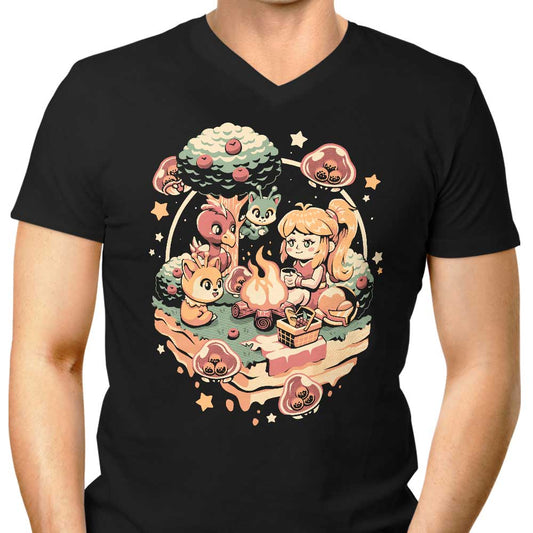 Hunter Camp - Men's V-Neck