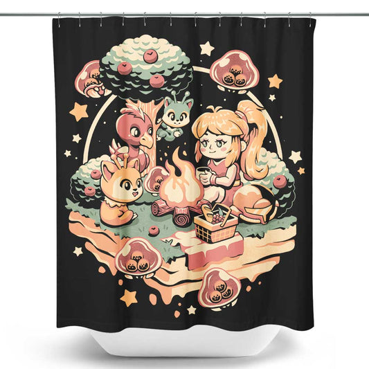 Hunter Camp - Shower Curtain