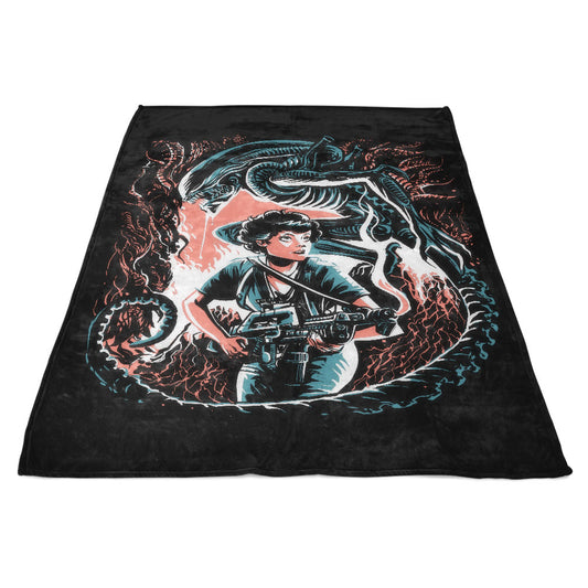 Hunter Hunted - Fleece Blanket