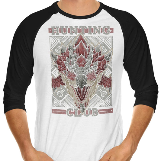 Hunting Club: Rathalos (Alt) - 3/4 Sleeve Raglan T-Shirt