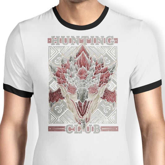 Hunting Club: Rathalos (Alt) - Ringer T-Shirt
