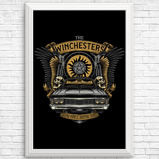 Hunting Things Emblem - Posters & Prints