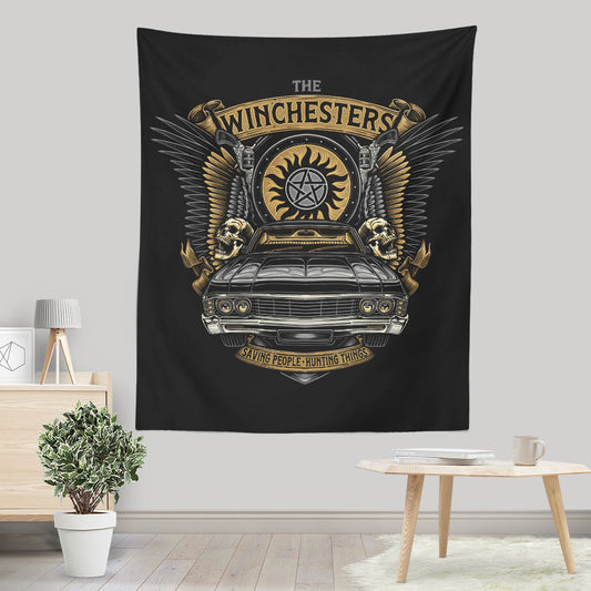 Hunting Things Emblem - Wall Tapestry