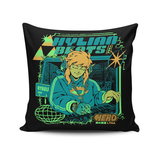 Hylian Beats - Throw Pillow