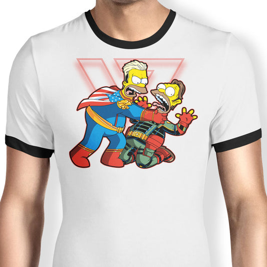 I Am God You Little - Ringer T-Shirt