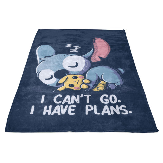 I Can't Go - Fleece Blanket