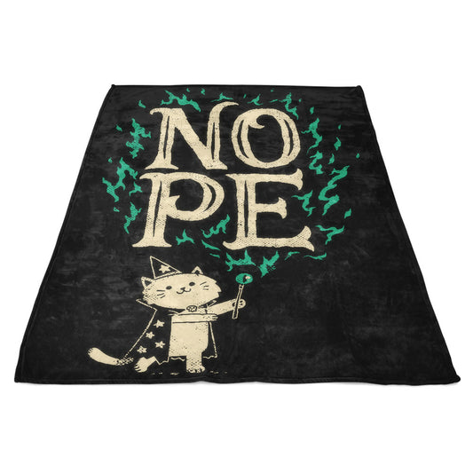 I Cast Nope - Fleece Blanket