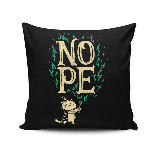 I Cast Nope - Throw Pillow