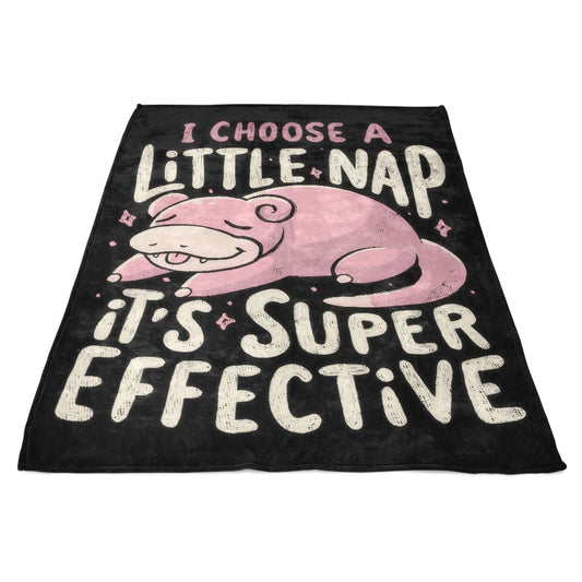 I Choose a Little Nap - Fleece Blanket