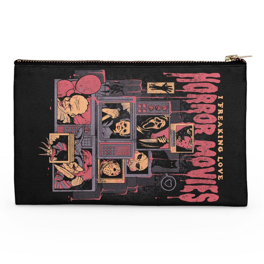 I Freaking Love Horror Movies - Accessory Pouch