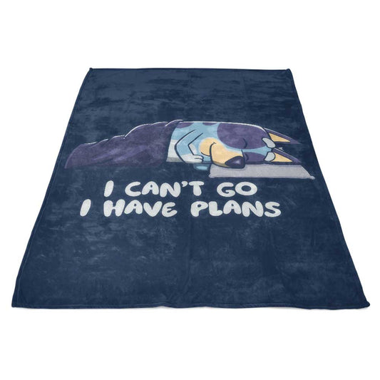 I Have Plans - Fleece Blanket