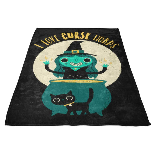 I Love Curse Words - Fleece Blanket