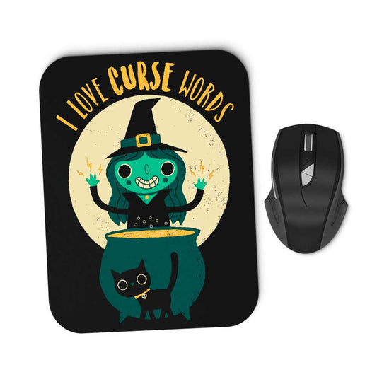 I Love Curse Words - Mousepad