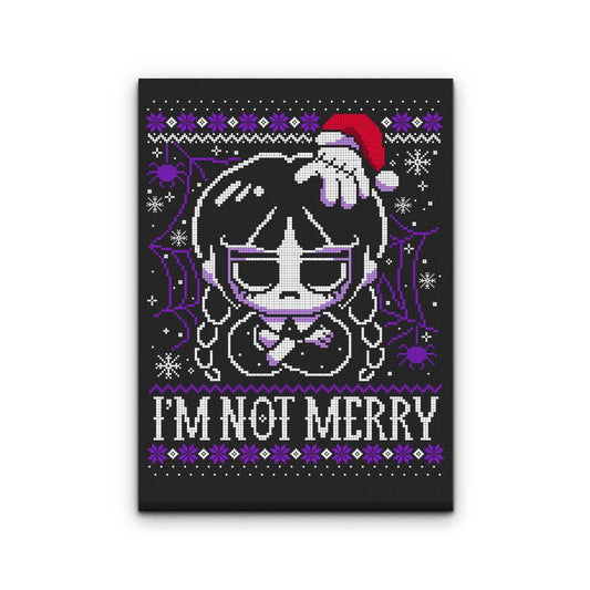 I'm Not Merry - Canvas Print