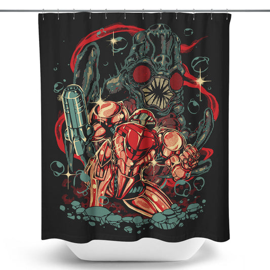 In the Depths - Shower Curtain