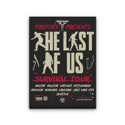 Infected Tour - Canvas Print