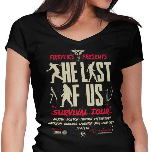Infected Tour - Women's V-Neck