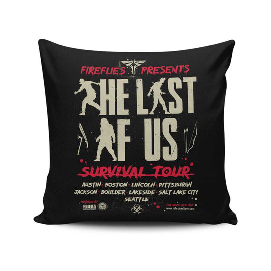 Infected Tour - Throw Pillow