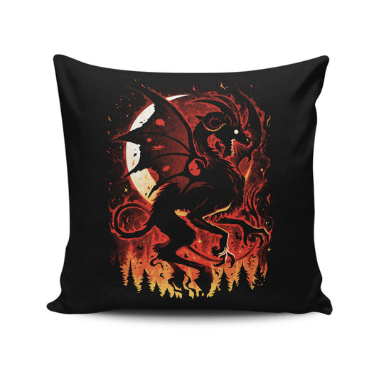 Infernal Flight - Throw Pillow