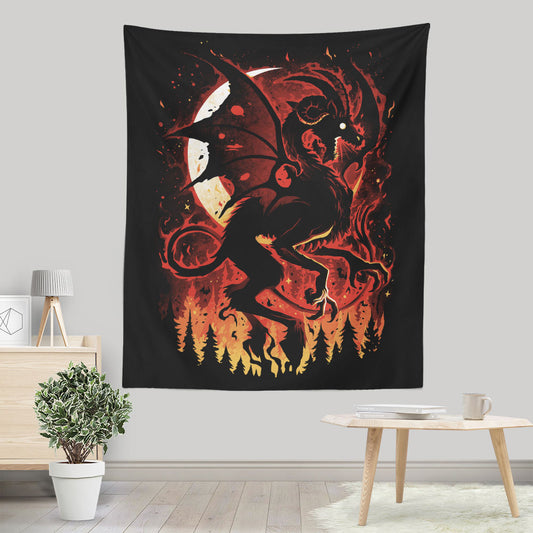 Infernal Flight - Wall Tapestry