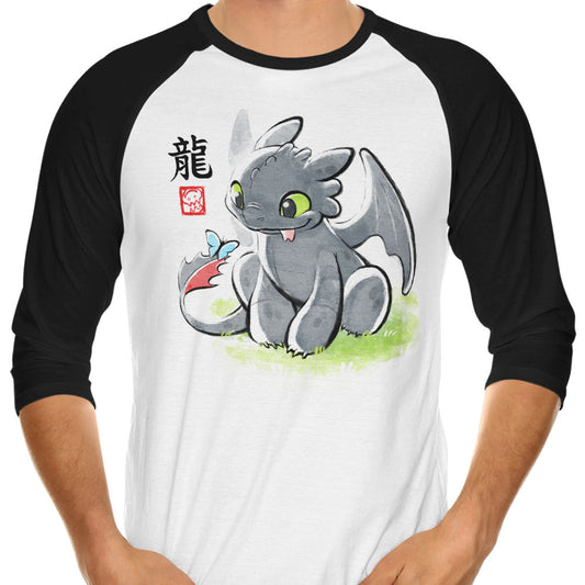 Inked Dragon - 3/4 Sleeve Raglan T-Shirt