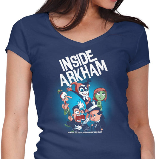 Inside Arkham - Women's V-Neck