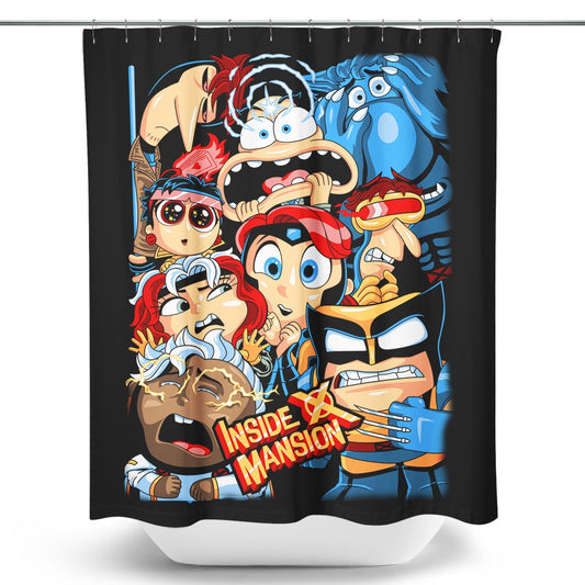 Inside X Mansion - Shower Curtain